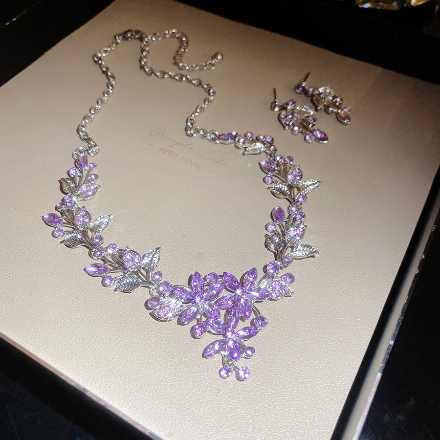 Elegant Drop Round Light Luxury Minority Necklaces