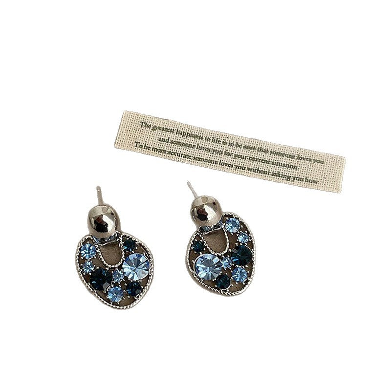 Women's Zircon Hollow Geometric Metal For Simple Fashion Trend Commuting Rings