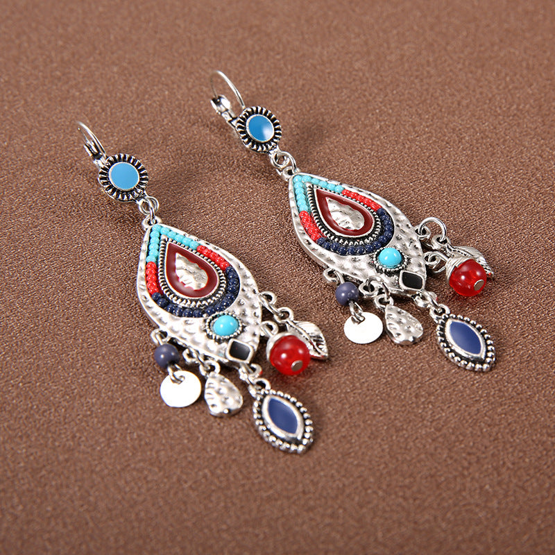 Style Imitation Miao Sier Tassel Female Earrings