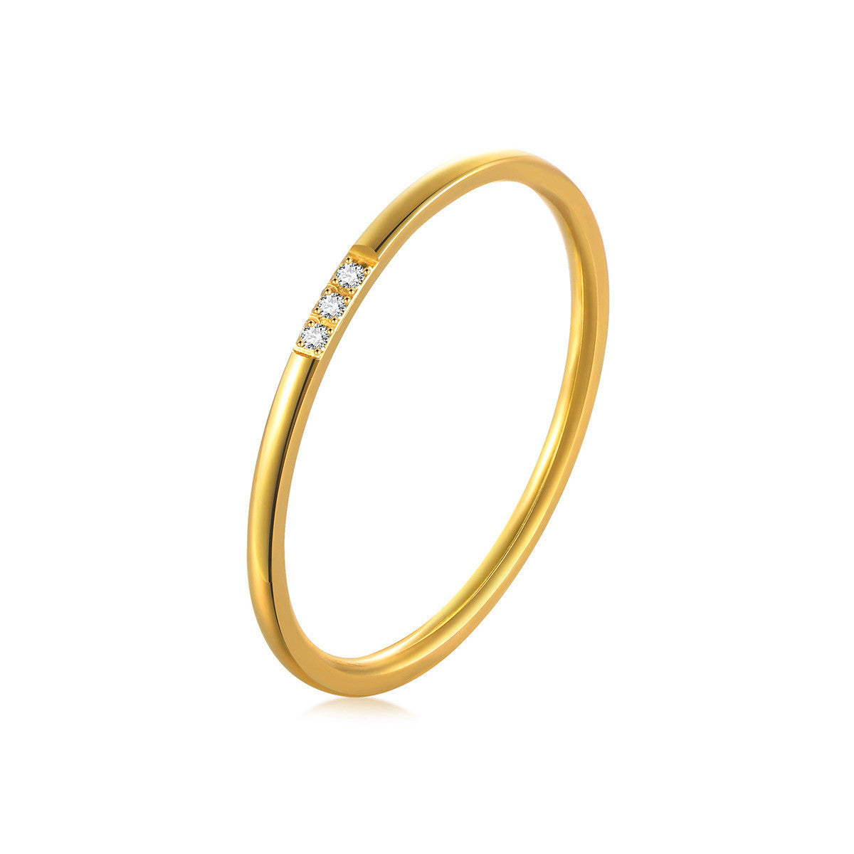 Women's Luxury Titanium Steel Design Sense Niche Hip Rings