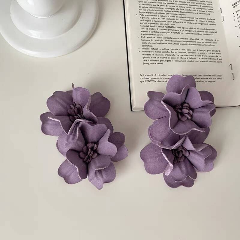 Seaside Vacation Style Flower Tassel Female Atmosphere Fairy Beaded Rings