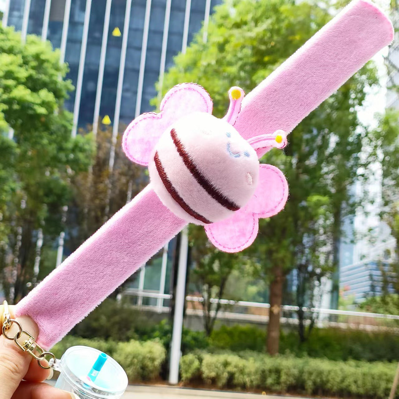 Children's Plush Cartoon Pop Sunflower Couple Female Bracelet