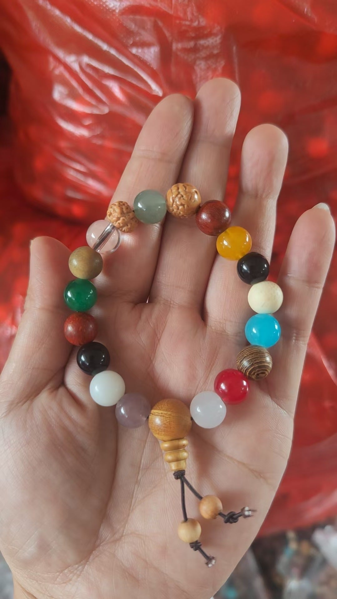 Bodhi Seed Eighteen Prayer Beads Buddha Cultural Artifact Bracelet