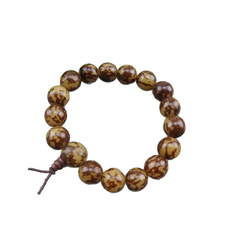 Women's & Men's Textured Bodhi Bead Tiger Spot Rosary Stall Bracelets
