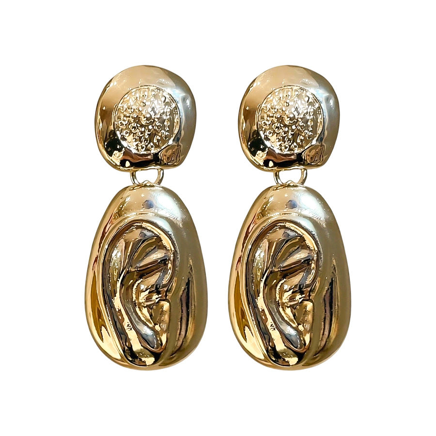 Women's Needle Exaggerated Metal High-grade Temperament Wild Earrings