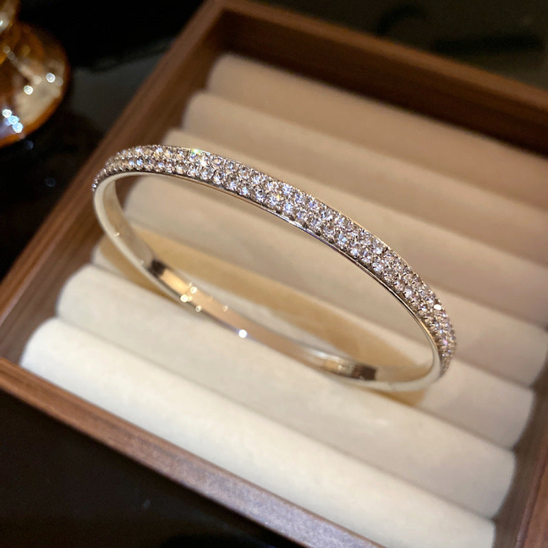 Women's Oval Leaf Small Fresh Gentle Temperament Light Luxury High Sense Bracelet