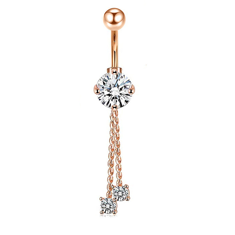 Mix Match Zircon Navel Suit Human Body Rings