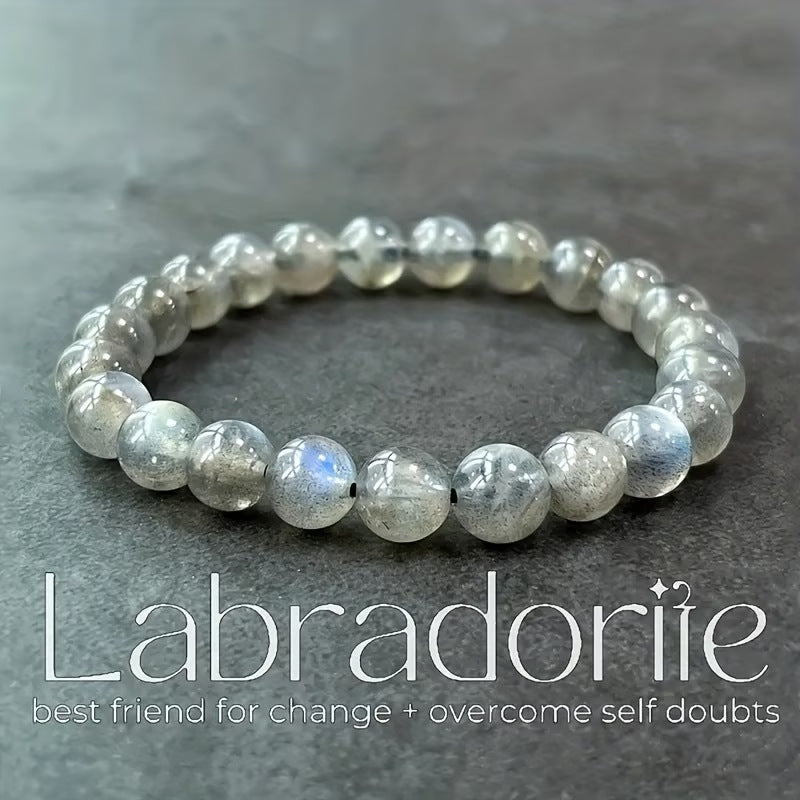 Women's & Men's Natural Tiger Eye White Crystal Prehnite Bracelets