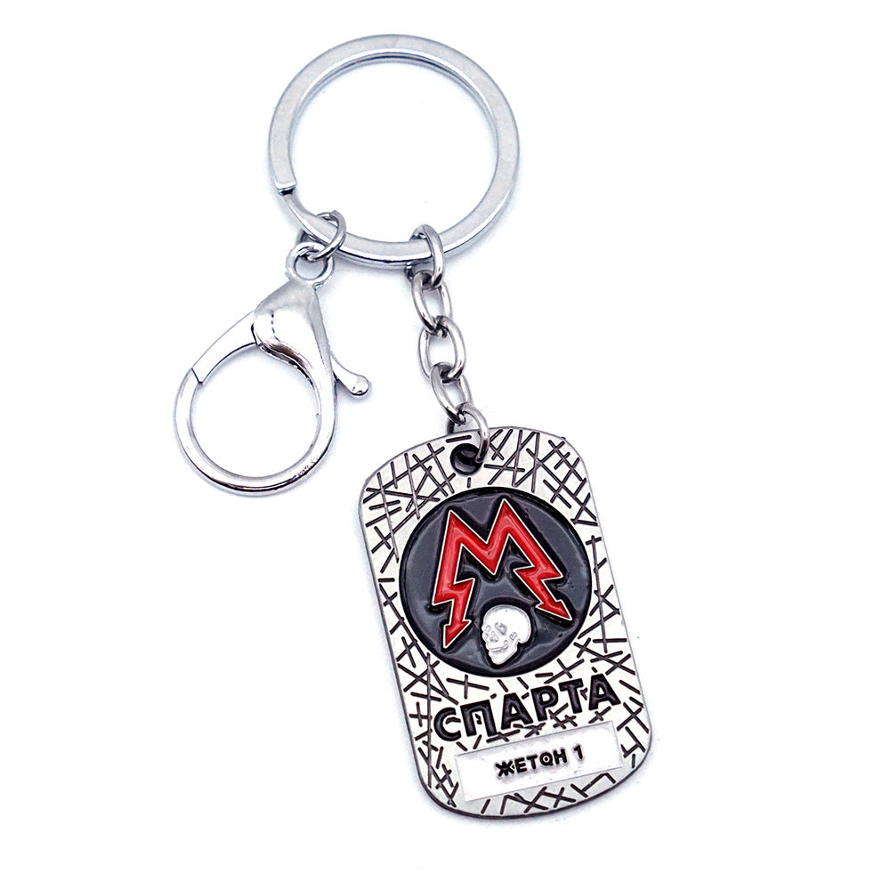 Subway Dog Tag Escape Logo Skull Commemorative Pendants
