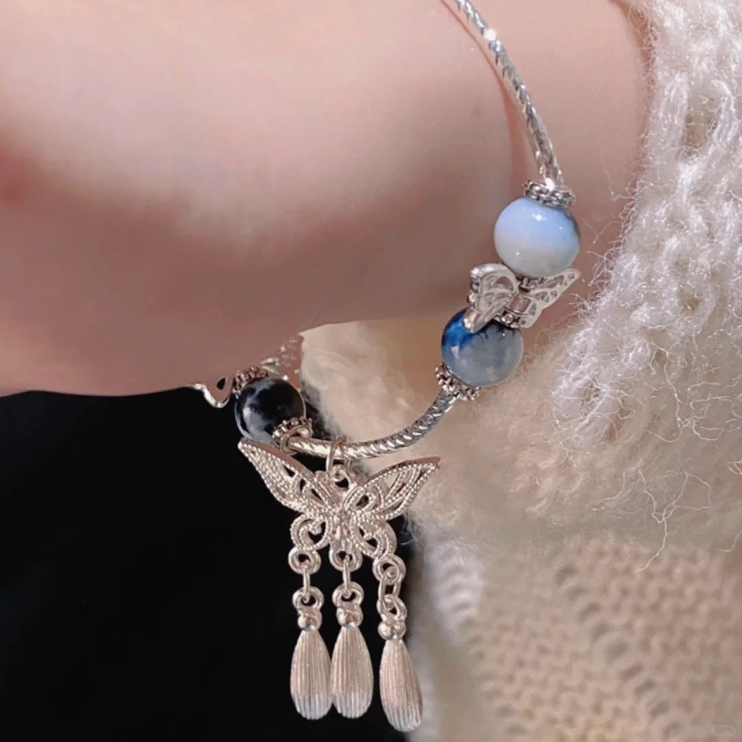 Butterfly Female Cold Door Design Super Fairy Good-looking Bracelet