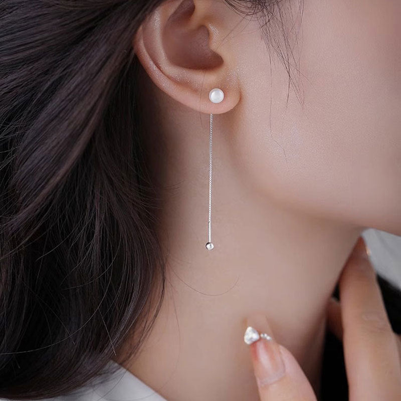 Buckle No Need To Take Off Round Face Fashion High Earrings
