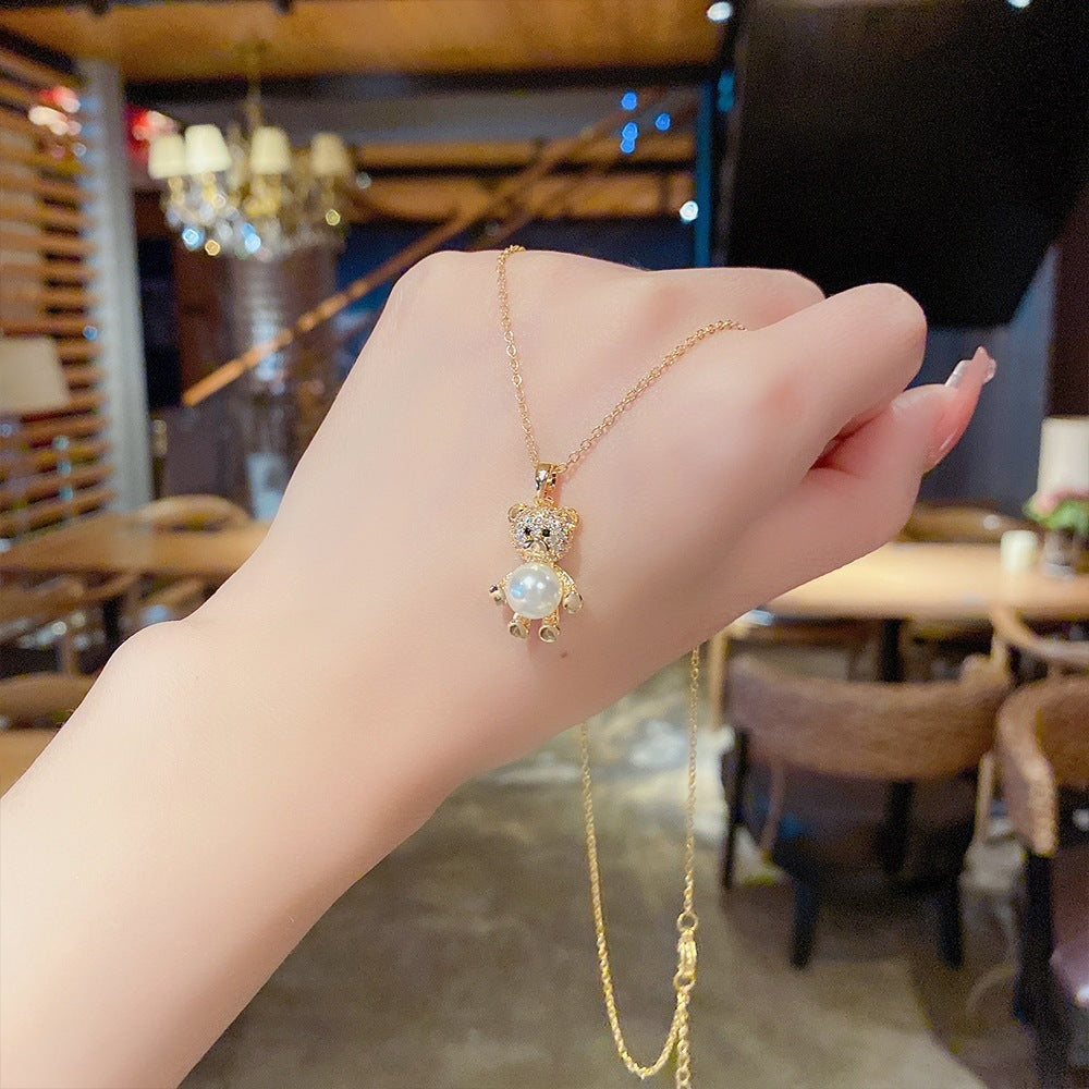 Women's Summer Fashion Heart For Design Simple Light Luxury Cold Style Necklaces