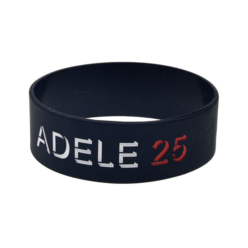 Silicone Fashion Music Hand Strap Trendy Hip Hop Bracelet
