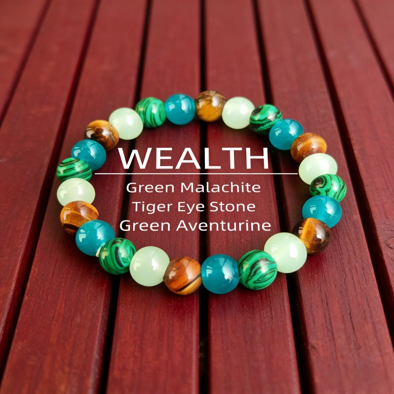 Glamorous Slouchy Attractive Natural Stone Crystal Bracelets