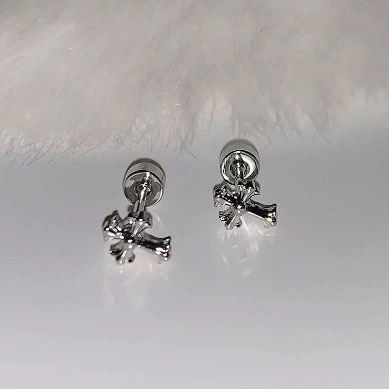 Ear Bone Pin Medical Titanium Steel Tightening Earrings