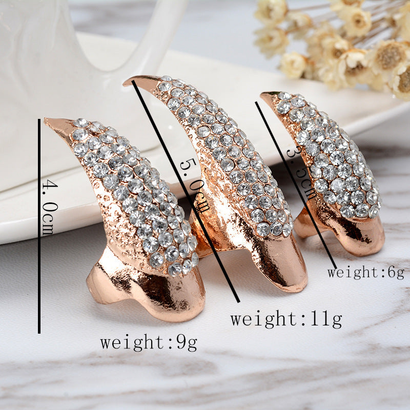 Women's Ornament Exaggerated Long Nail Personality Fashion Rings