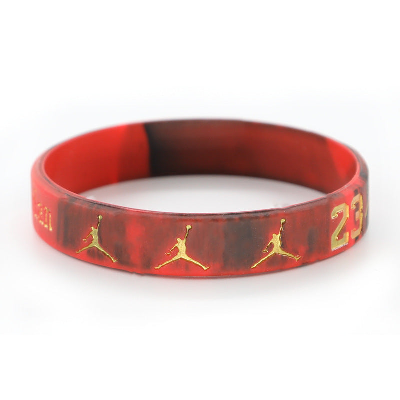 Basketball Silicone Rubber James Curry Harden Durant Bracelet