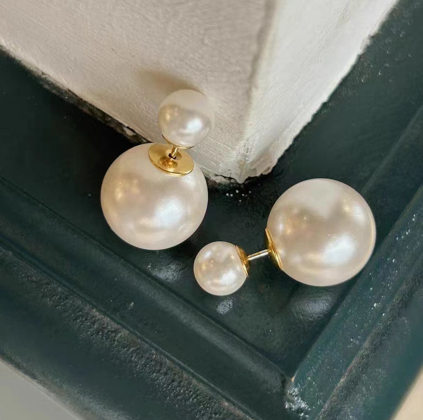 Women's Sier Pearl Light Luxury High Sense Niche Versatile Ear Line