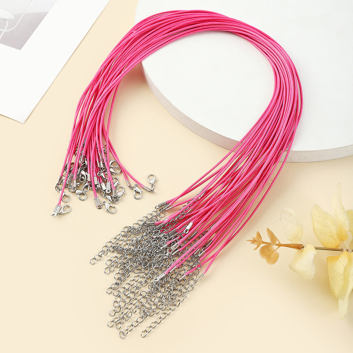 Line Leather String Colors Single Rope Pendants