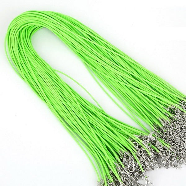 Line Leather String Colors Single Rope Pendants