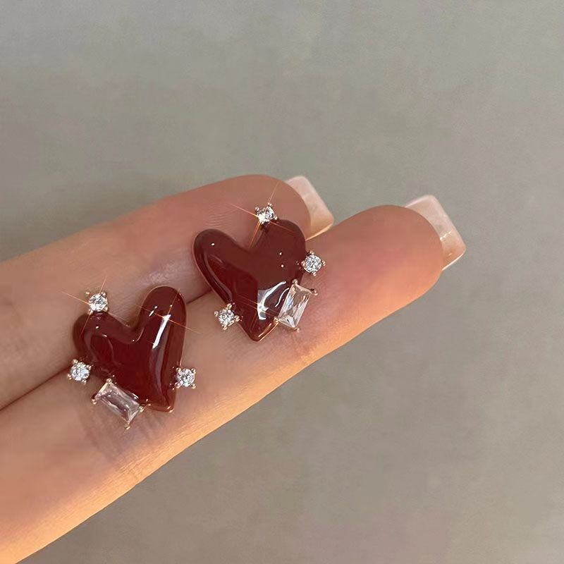 Fairy Style Korean Sweet Mori Minority Elegant Face Earrings