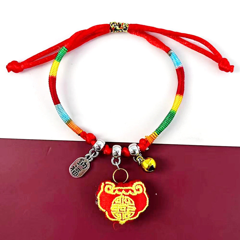 High School Entrance Examination College Small Gift Hand-woven Gold Bracelets