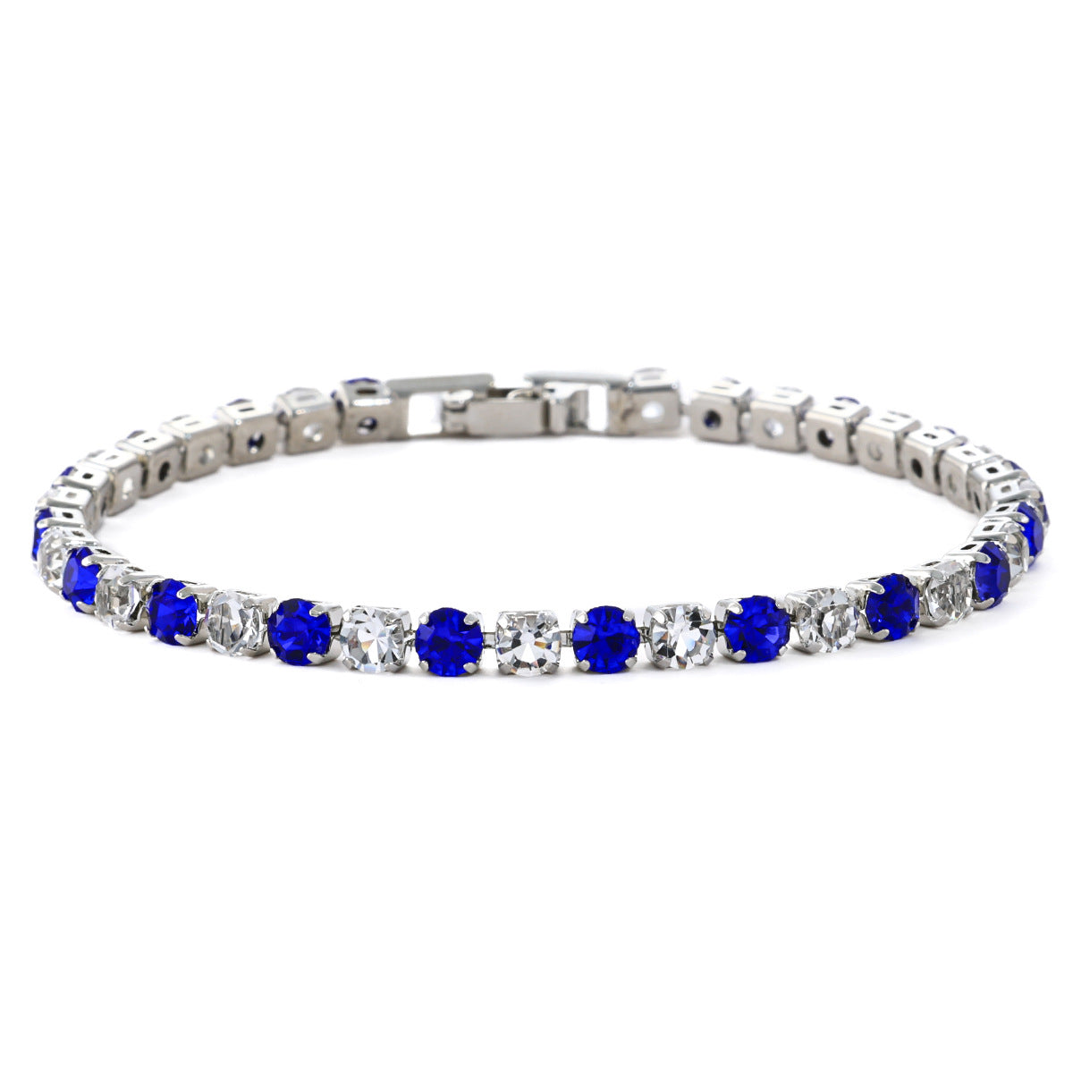 Women's Fashion Color Zircon High-grade Light Luxury Tennis Bracelet
