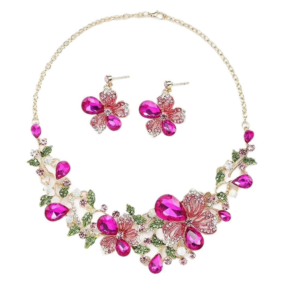 Unique Classic Stylish Cool Diamond Alloy Jewelry Set