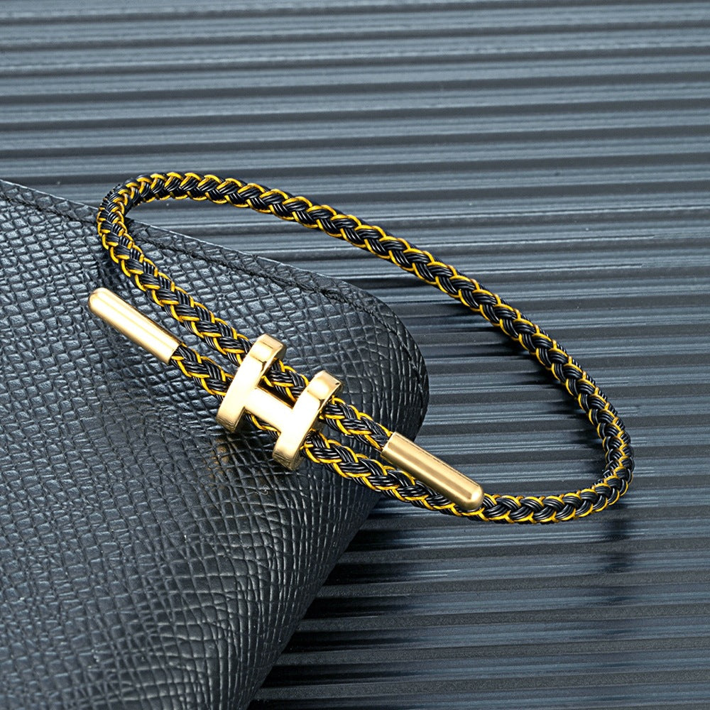 Hard Gold Accessories Carrying Strap Lucky Bracelets