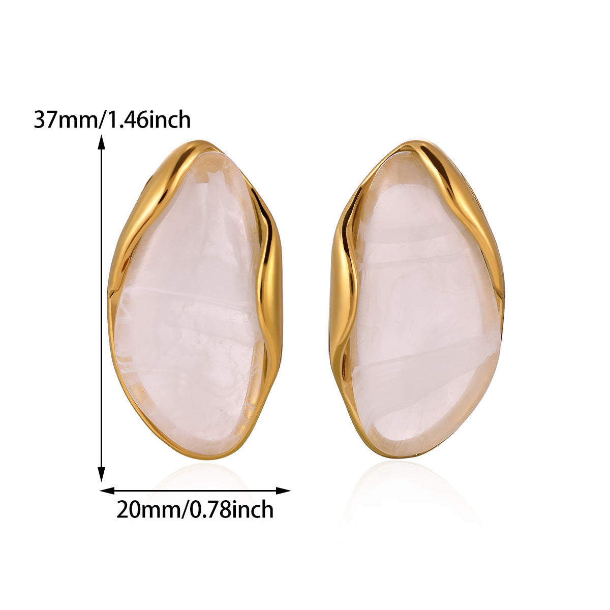 Women's Unique Geometric Retro Minority High-grade Simple Stud Earrings