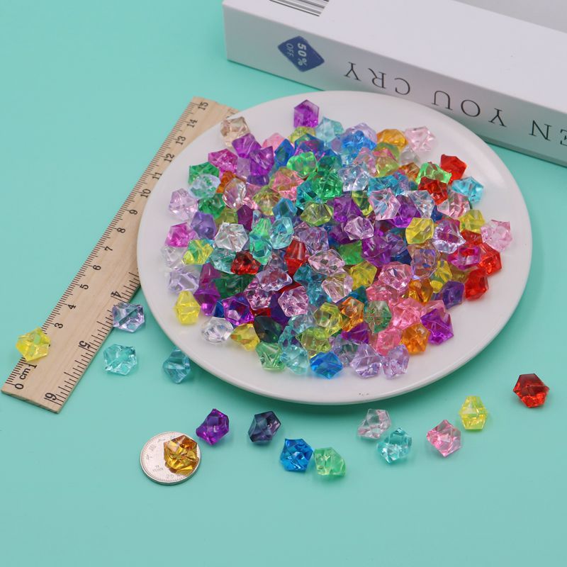 Toy Colorful Plastic Luminous Ice Cube Jewelry Accessories