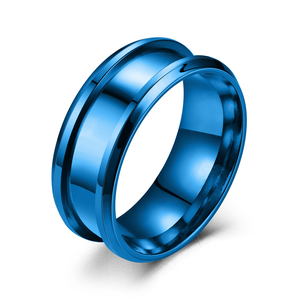 Fashion Beveled Slotted Niche Source Quantity Rings