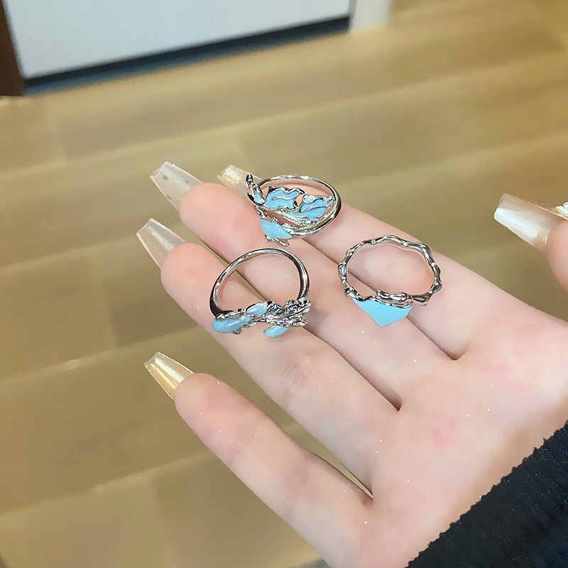 Women's Adjustable Simple Niche Design Minimalist Index Ring