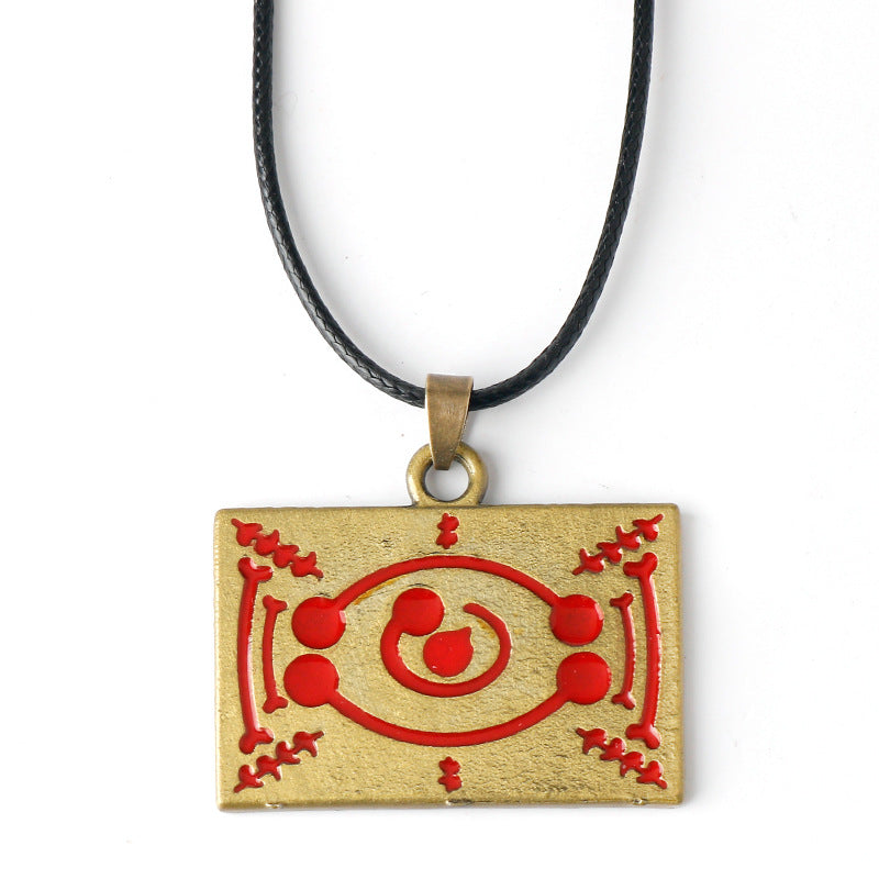 Anime Peripheral No Stove Door Bamboo Necklaces