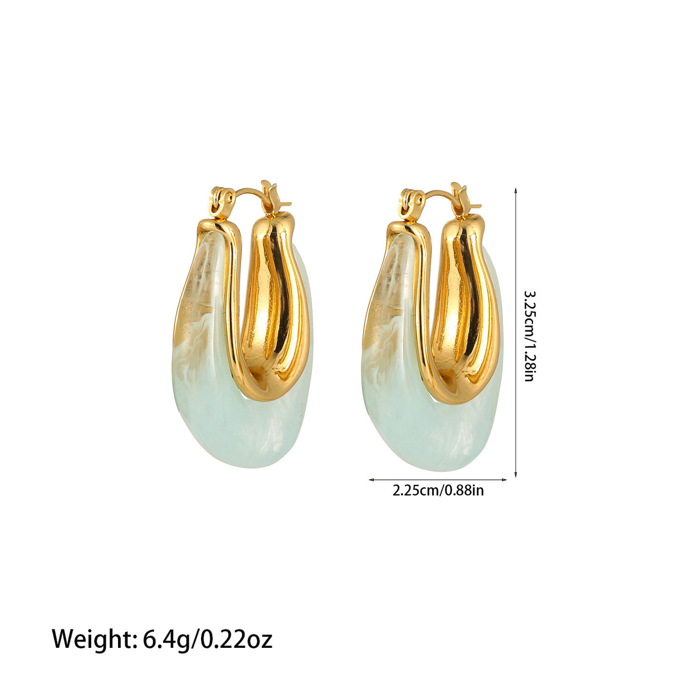 Women's Titanium Steel Fashion Temperament Commute High-grade Earrings
