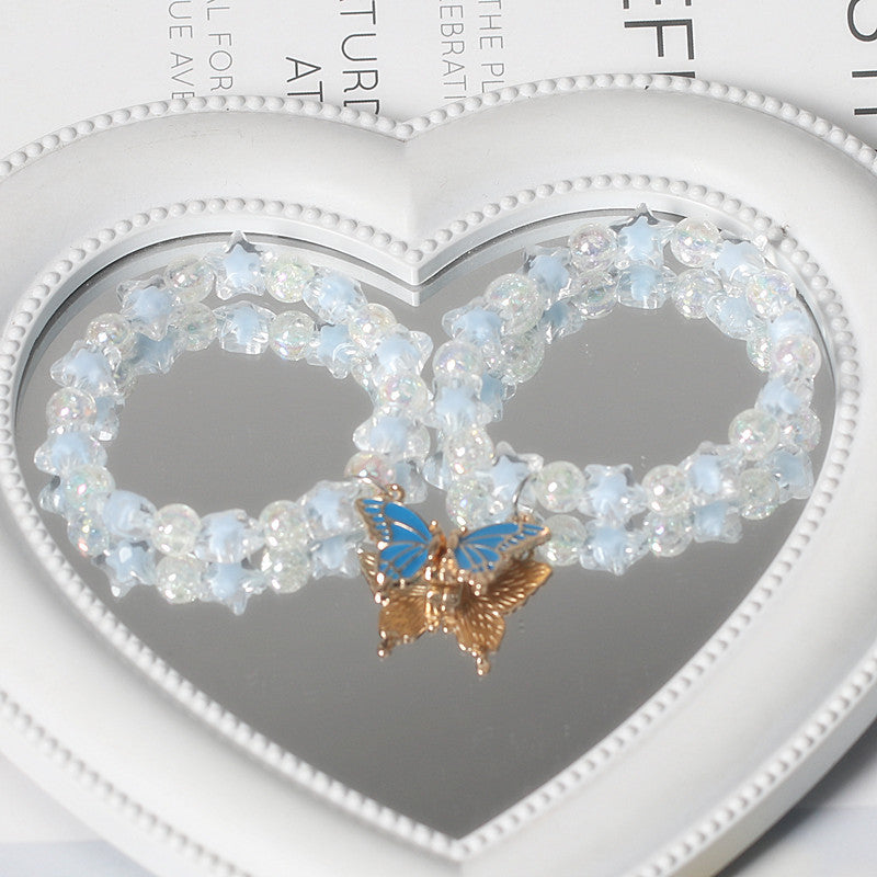 Beaded Magnetic Butterfly Couple Good-looking Sweet Girlfriends For Boyfriend Bracelets
