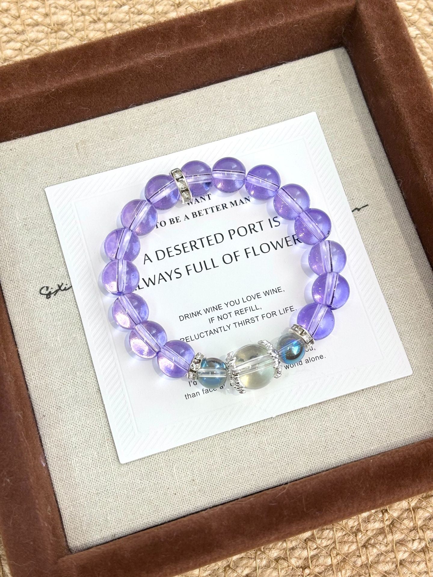 Lotus Lucky Beads Design Sense Ancient Bracelet