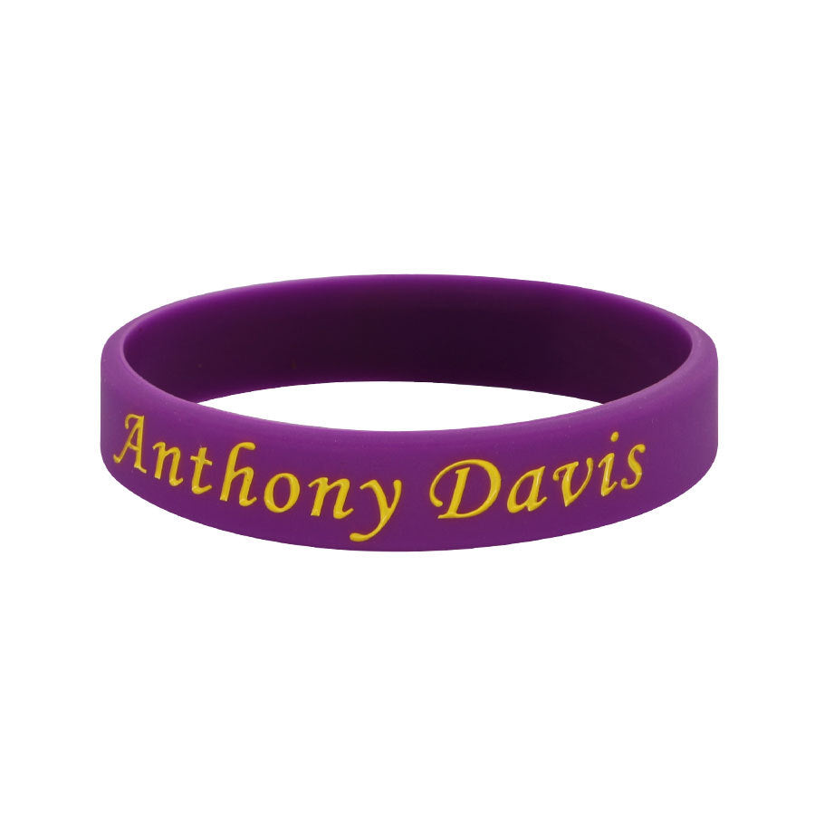 Star Concave Thickened Silicone Kobe James Basketball Bracelet