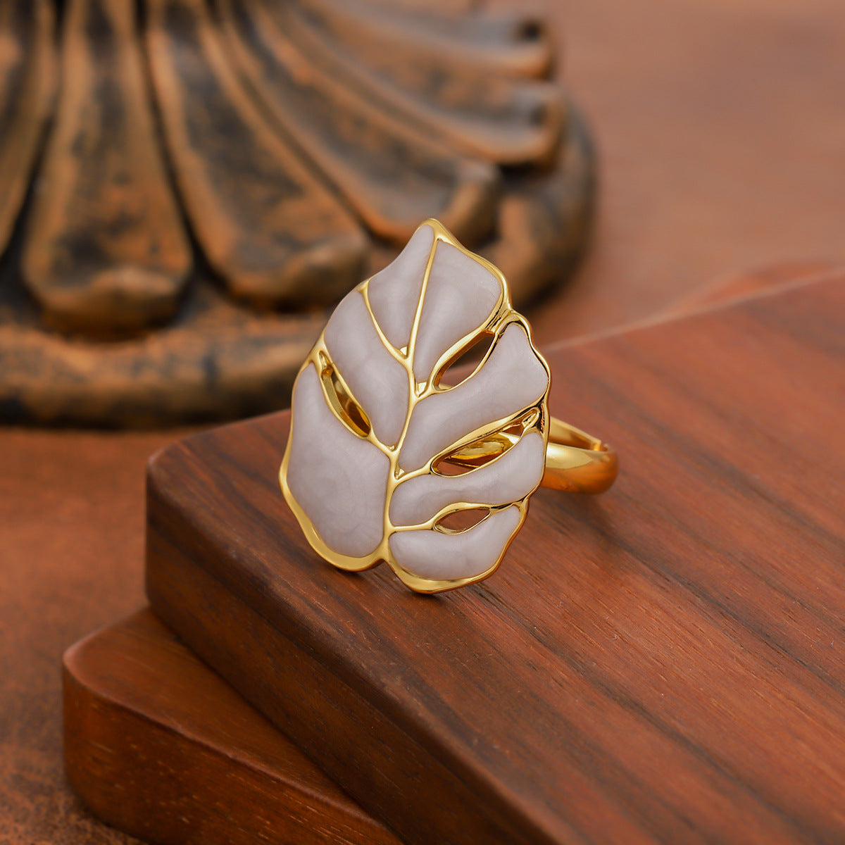 Stainless Steel Enamel Drop Oil Elegant High Sense Design Rings