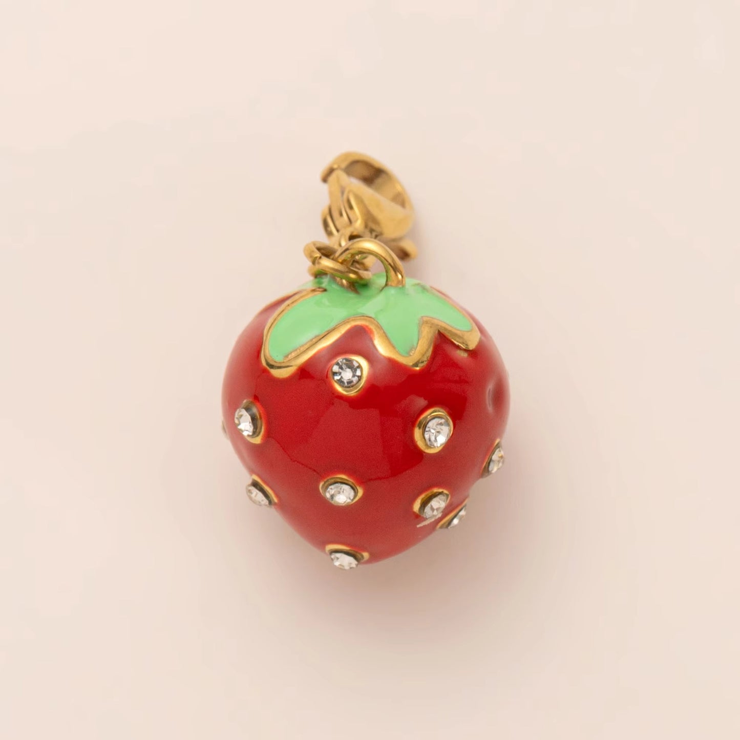 Mushroom Parts Vacuum Plating Gold Color Pendants