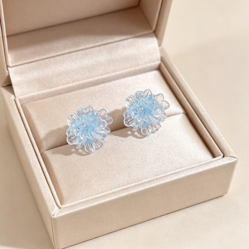 Temperament Inlaid Zircon Delicate Pearl High-grade Light Luxury Korean Style Stud Earrings