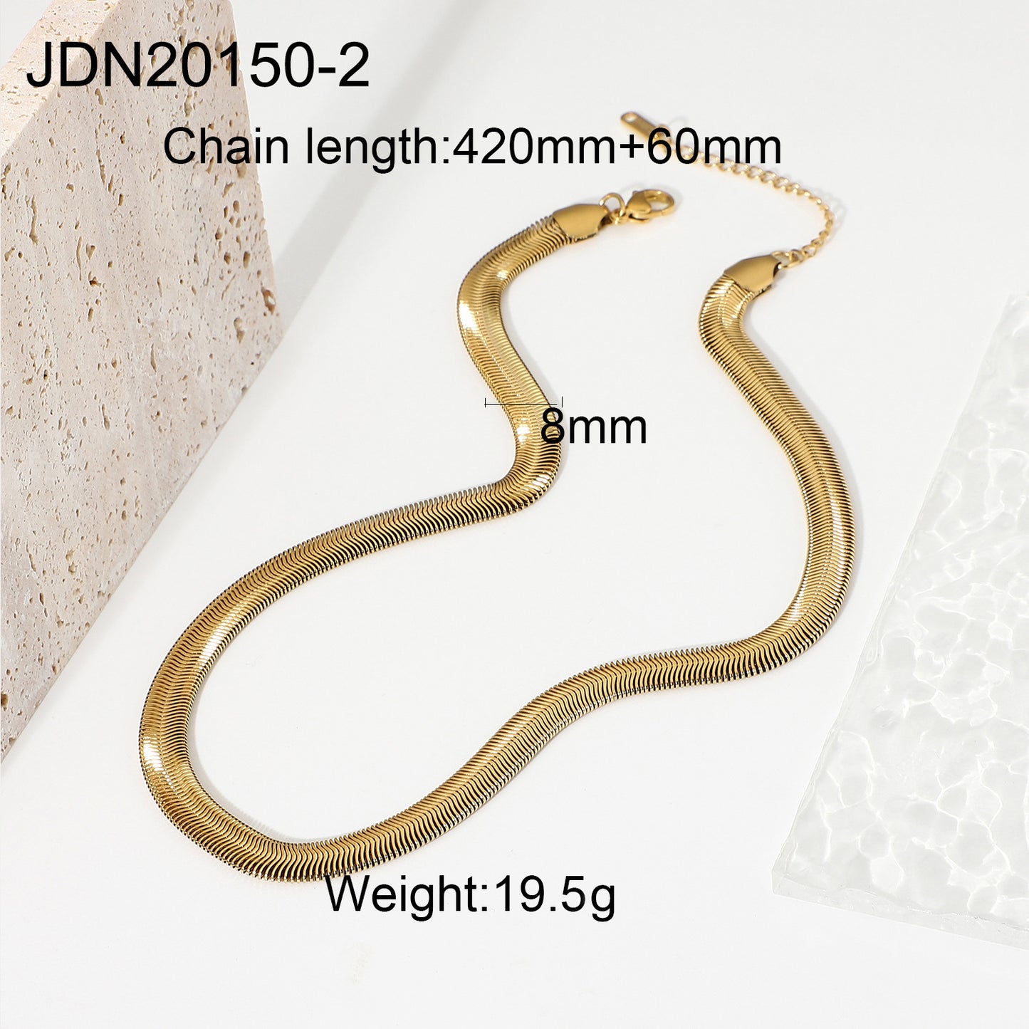 Gold-plated Stainless Steel Light Luxury Cold Necklaces