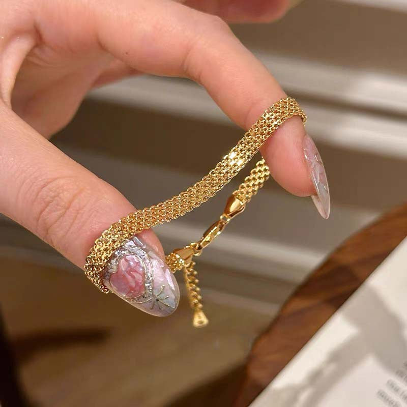 Gold Sier Strap Female Retro Affordable Bracelets
