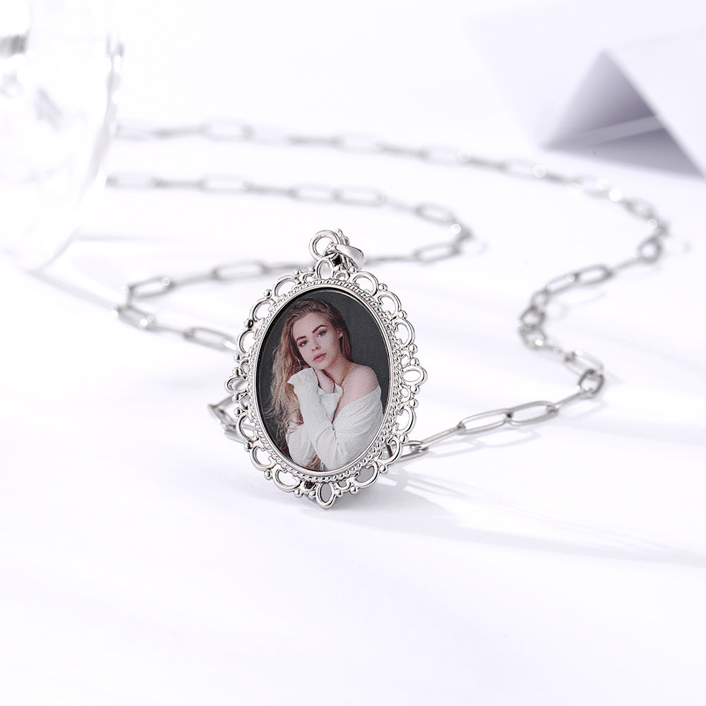 Customized Stainless Steel Can Carve Writing Pendants