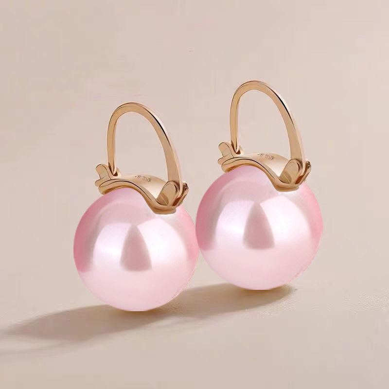 Shell Pearl Parvenu Gold Imitation White Rings