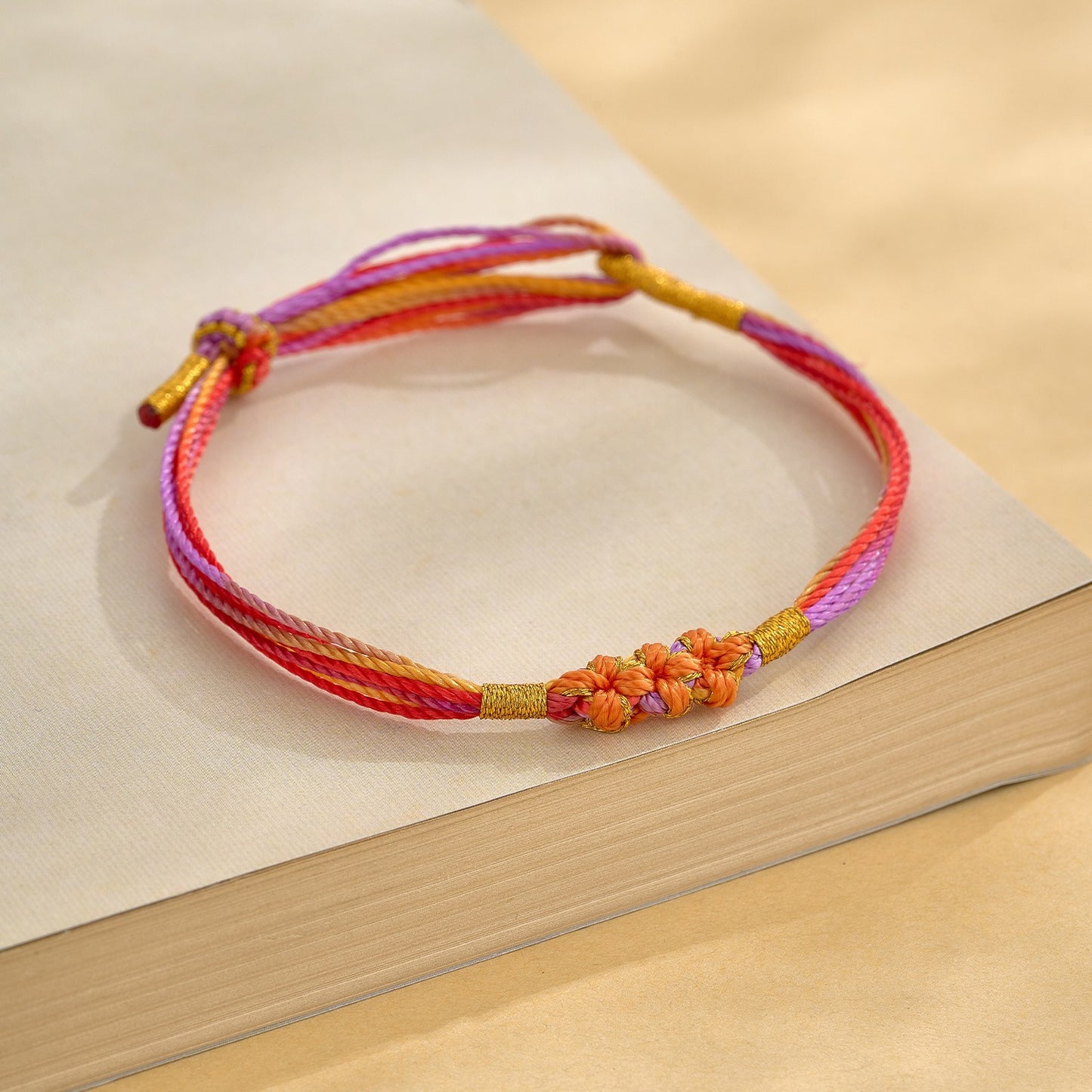 Dragon Boat Festival Colorful Rope Small Red Hand-woven Tiger Head Bracelet