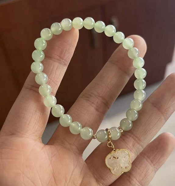 Women's Jade Sterling Sier Jewelry Gift For Bracelets