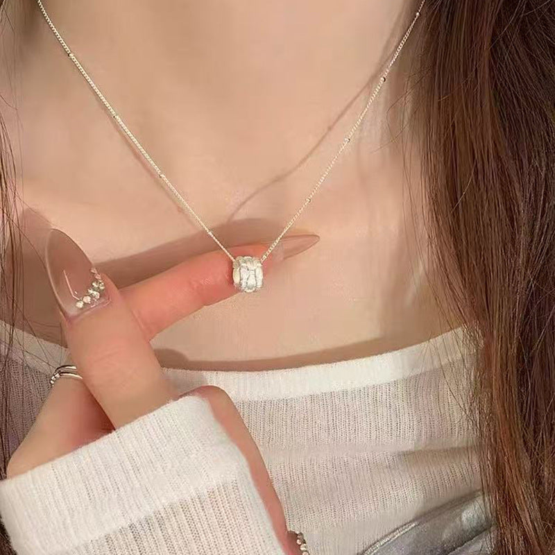 Ocean Heart Female With Hearts Clavicle Chain Necklace