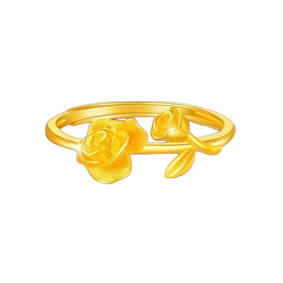 Vietnam Placer Gold Open Fire No Color Ring