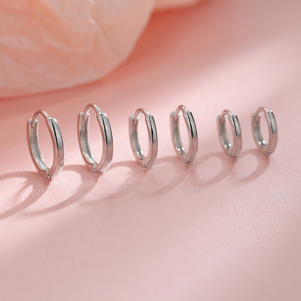 Personality Twin Bone Minimalist Design Simple Clip Before Ear Buckle